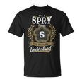 It's A Spry Thing You Wouldn't Understand Personalized Last Name Spry Family Crest Coat Of Arm T-Shirt