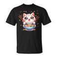 Katze Ramen Essen Nudeln Manga Anime Japanisch Kawaii Cute T-Shirt