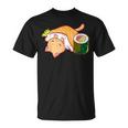 Kawaii Sushi Neko Cat Gatto For Anime And Manga Fans Maglietta