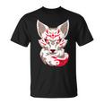 Kitsune Masque Japonais 9 Queues De Renard T-Shirt