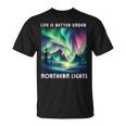 Laita È Migliore Sotto L'aurora Boreale Camicia Aurora Boreale Maglietta
