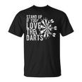 Levántate Si Te Gustan Los Dardos Diana Dart Sport Camiseta unisex