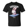 Lindo Conejito Fitnessegano Divertido Es Gimnasio Entrenamientos Camiseta unisex