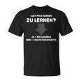 Lust Mich Knownenlern Ja Ein Lächeln Nein Salto Backwards S T-Shirt