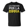 Magliette Divertenti Palestra Scritta Lo Faccio Per La Birra Maglietta