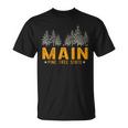 Main Pine Tree State -Isita Diiaggio Main Maglietta