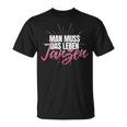 Man Muss Das Leben Tanzanz Women's Celebration Party Disco S T-Shirt