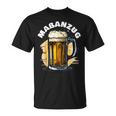 Maßanzug Maß Bier Bayrischer Spruch Maßkrug Bierkrug T-Shirt