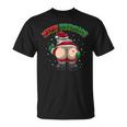 Merry Kissmyass Leck Am Arschom Weihnachtsmann T-Shirt