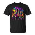 Miami Floridaibrant Colourful Miami Souvenir T-Shirt