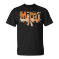 Mimi Pumpkin Fall Coquette Bow Thanksgiving Mom Women T-Shirt