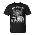 Motociclo Moto Non Invecchio Uomo Maglietta