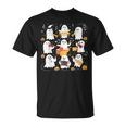Music Teacher Ghost Playing Musical Instruments Halloween T-Shirt