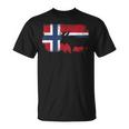 Norwegian Flag Noreg Norge Scandinavia Norway T-Shirt