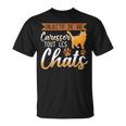 Objectif Deie Caresser Tout Les Chats Chat Humour T-Shirt