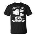 Opa Hoch 2 Grandchildren Grandchildren Grandpa T-Shirt