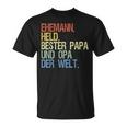 Opa Und Papa Bester Papa Und Opa Der Welt T-Shirt