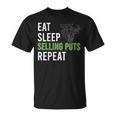 Opciones Tradingender Puertos Cubiertos Para Opciones Trader Cuello Camiseta unisex