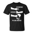 Pair Of Scissors Stone Beer Malle Jga Saufsprechen T-Shirt