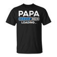 Papa 2024 Caricamento Dellannuncio Della Gravidanza Presto Sarà Papà Maglietta