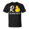 Pensioner Retirement Ich Habe Fertig Retirement T-Shirt