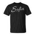 Personalizada Con El Nombre Nombre Sofia Camiseta unisex