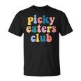 Picky Eaters Club Divertente Pickitarian Gag Maglietta
