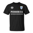 Podgorica SportCalcio Jersey Bandiera Calcio Maglietta