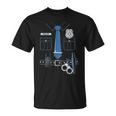 Police Costume Uniform Badge Officer Sheriff Police T-Shirt