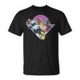 Pollo Japonés Gran Ola Kanagawa Japón Arteintage Camiseta unisex
