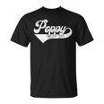 Poppy Vintage Retro Father's Day For Papa Grandpa T-Shirt