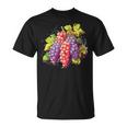 Pronti Per La Raccolta Grappoli D'uva Per Gli Amanti Della Frutta Maglietta