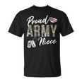 Proud Army Niece Army Graduation Niece Us Army Niece T-Shirt