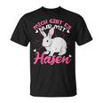 Rabbit Mich Gibt Es Nur Mit Hasen T-Shirt