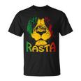 Rasta Lion Lionhead Reggae Rastafari Jamaica T-Shirt