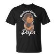 Rauhaard Dachshund Papa Dachshund Teckel Rauhaard Dachshund T-Shirt