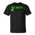 Ready C64 Heimcomputer 80Er Retro Gamer Erinnerung Geschenk T-Shirt