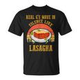 Real Gs Move In Silence Like Lasagna Retro Vintage Sunset T-Shirt