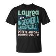 Regalo Scherzo Di Laurea Ingegneria Aerospaziale Divertente Maglietta