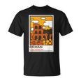 Regalos Del Imperio Romano Antiguo Y Lindo Coliseo De Roma De Dibujos Animados Camiseta unisex