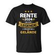 Rente 2024 Real Legend Leaves Terrain Pensioner T-Shirt