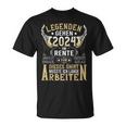 Rentner Eine Legende Geht In Rente 2024 Retirement T-Shirt