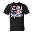 Retro Mommy Momma Of The Number 1 Rookie Baseball T-Shirt
