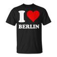 Rotes Herz Ich Liebe Berlin T-Shirt