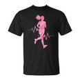 Running Running Shoes Heartbeat Jogging Joggers Women's T-Shirt