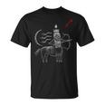 Sagittario Segno Zodiacale Tribale Oroscopo Astrologico Maglietta