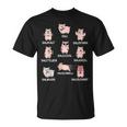 Saustark Pigs Sau Saukalt Saustark Word Game T-Shirt