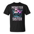 Shark Monster Truck Sister Monster Truck Are My Jam Truck T-Shirt