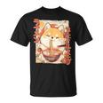 Shiba Inu Loving Ramen Kawaii Neko Shiba Inu Ramen For Dogs T-Shirt