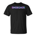 Shoegaze Disfraz De Festival De Arte Con Purpurina Género Musical Camiseta unisex